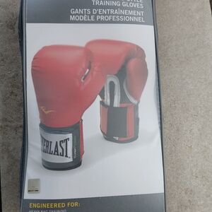 Everlast Red Boxing Gloves with Padded Design